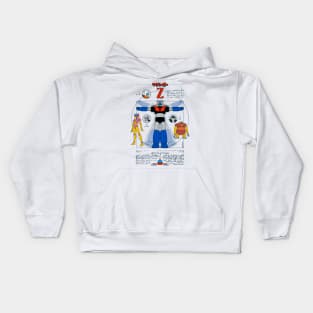 225b Mazinger Z Davinci COLOR Kids Hoodie